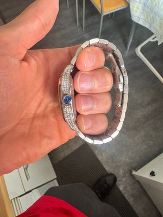 Cartier Santos 25ct Oro Rosa Diamantes