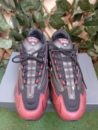 Zapatillas New Balance 1000 Negras y Rojas