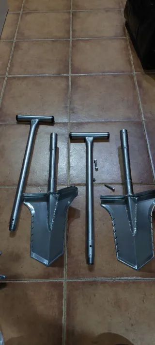 Pala desmontable detector metales