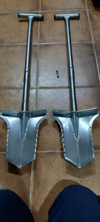 Pala desmontable detector metales