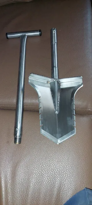 Pala desmontable detector metales