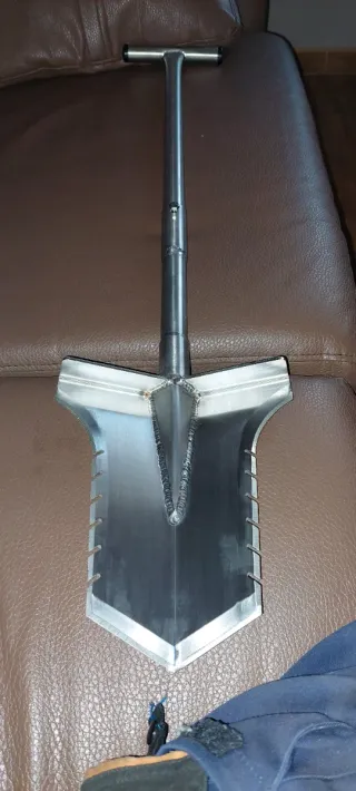 Pala desmontable detector metales