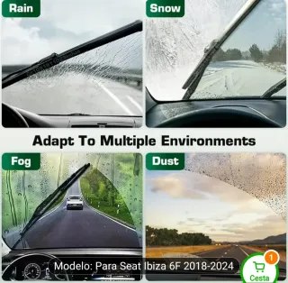 Juego Limpiaparabrisas Seat Ibiza 6F 2018-2024
