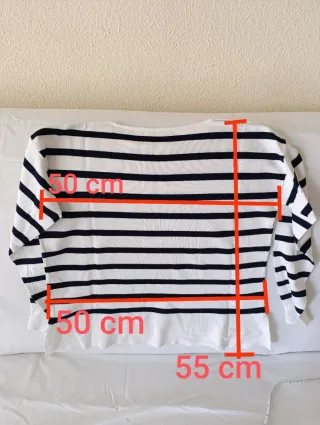 Jersey rayas Talla M, NUEVO