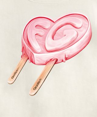 Sudadera Fake Gods Corazón Rosa Talla M