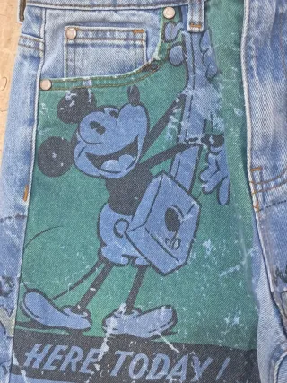 Pantalón vaquero Desigual Mickey Mouse
