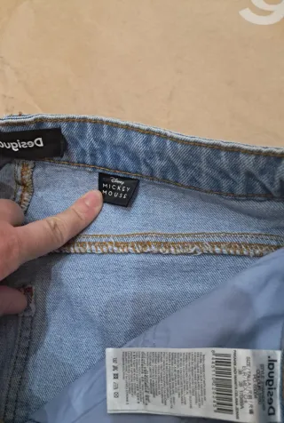 Pantalón vaquero Desigual Mickey Mouse