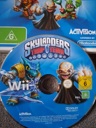 Wii skylanders trap team