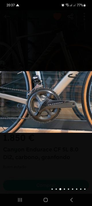 Canyon Endurace CF SL 8.0 Di2 Carbono