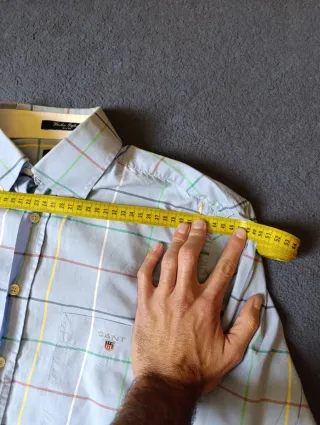 Camisa Gant cuadros azul