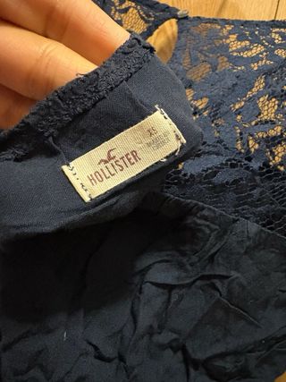 Blusa Hollister Azul Talla XS