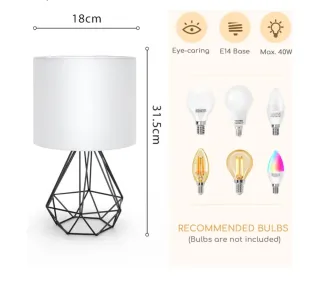 Lámpara Mesa Aigostar Diseño Industrial