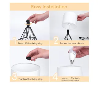 Lámpara Mesa Aigostar Diseño Industrial