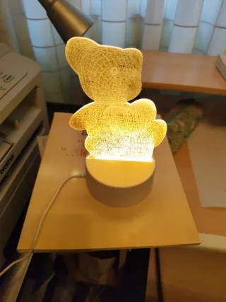 Lámpara LED Osito Noche Infantil