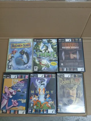 Lote 6 Juegos PC CD-ROM/DVD
