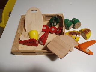 Cibo Giocattolo Legno 29 Pezzi