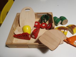 Cibo Giocattolo Legno 29 Pezzi