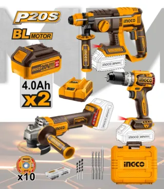 Combo de herramientas Ingco