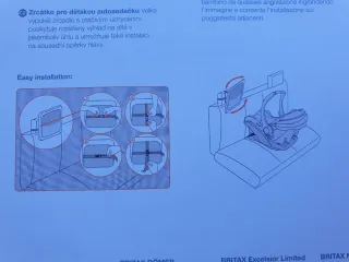 Espejo Britax Asiento Trasero Coche Bebé