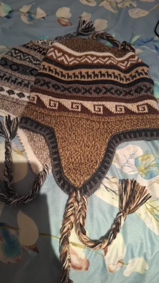 Gorros Chullo de Alpaca Bebé - Perú