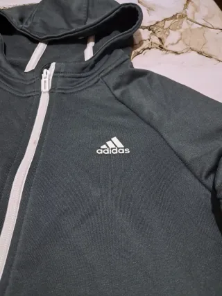 Giacca sportiva Adidas Junior con cappuccio