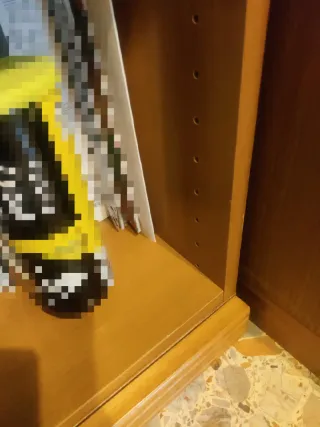 Libreria a giorno in legno