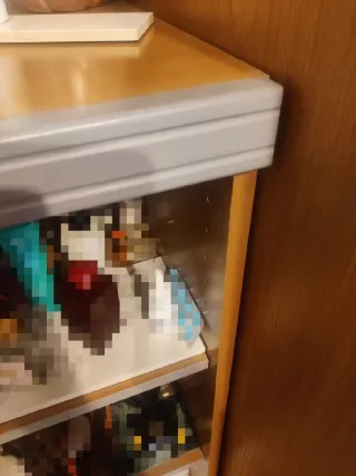 Libreria a giorno in legno