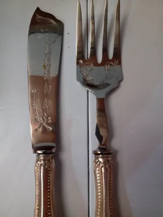 Set 2 posate vintage argentate