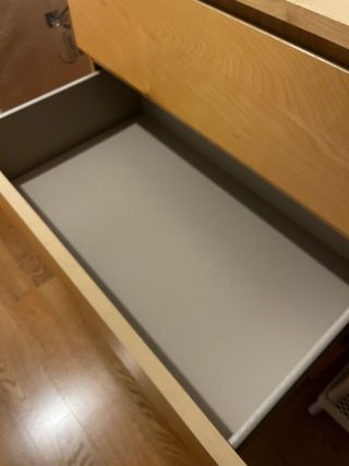 Cómoda MALM 3 cajones Roble