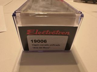 Vagón Renfe Anís del Mono Electrotren