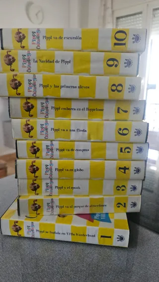 Lote 10 VHS Pipi Calzaslargas