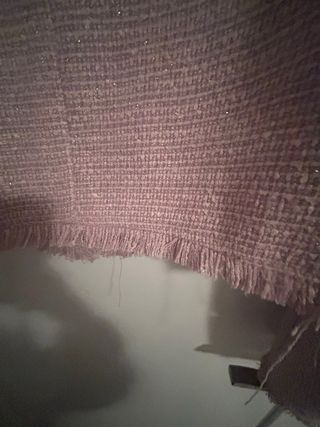 Chaqueta rosa botones perla