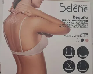 Sujetador Begoña T/80B. Color Blanco