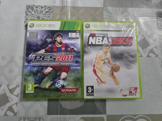 XBOX 360 PES 2011 y NBA 2K9