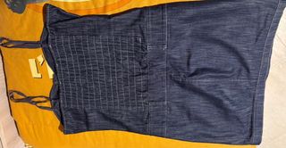 Vestito in denim blu