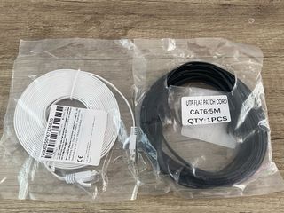 Cable Ethernet Cat 6 Flat Blanco