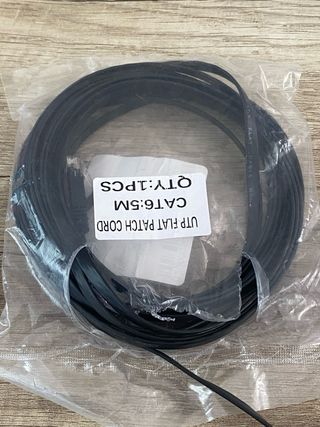 Cable Ethernet Cat 6 Flat Blanco