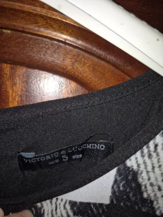 Vestido de invierno estampado