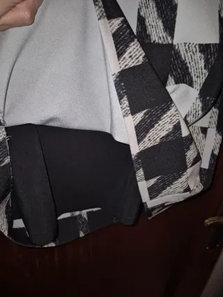 Vestido de invierno estampado