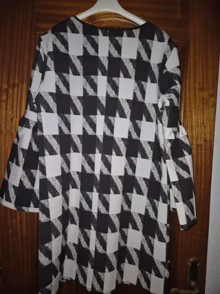 Vestido de invierno estampado