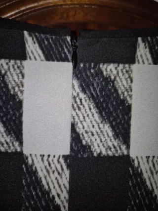 Vestido de invierno estampado