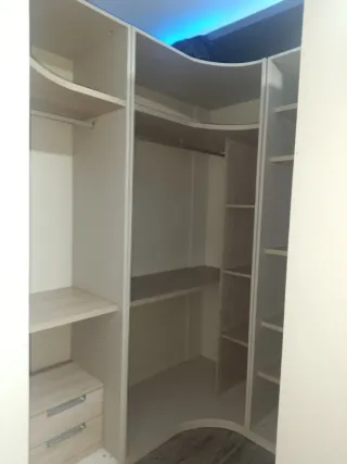 Vestidor moderno cristal y metal