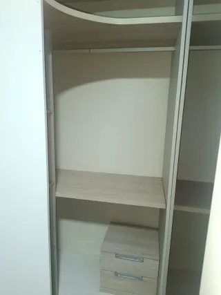 Vestidor moderno cristal y metal