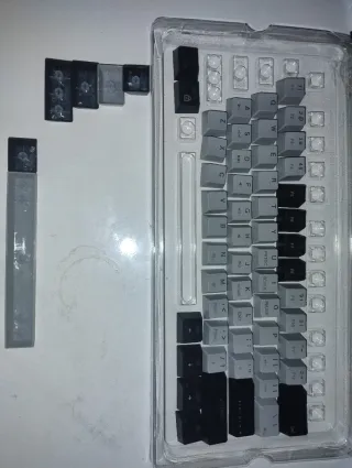 Keycaps Negro y Gris