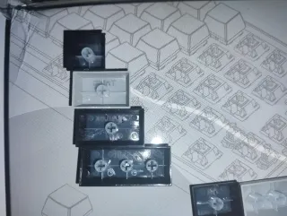 Keycaps Negro y Gris