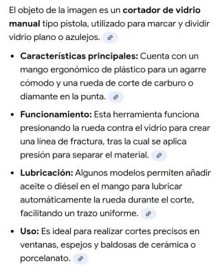 Cortador de vidrio tipo pistola