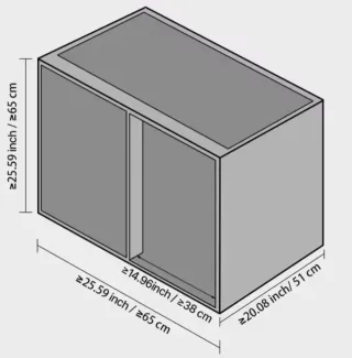 Organizzatore angolare estraibile per cucina VEVOR