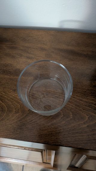 Calice di cristallo per succo