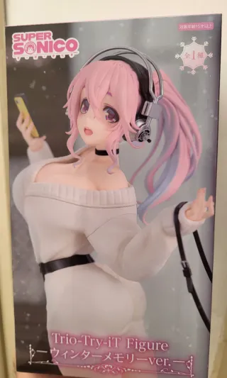 Super Sonico Figure Winter Memory ver. Nuova.
