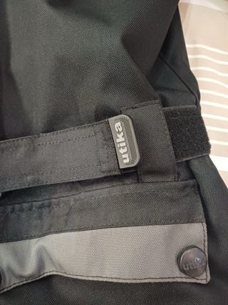 Chaqueta Moto Hombre Negra/Gris